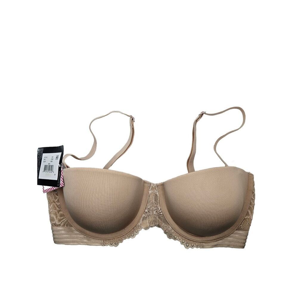 Maidenform Women's Bra Push Up Multiway underwire Back Hook Beige size 34C